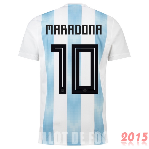 Maillot De Foot NO.10 Maradona Argentine Mondial 2018 Domicile