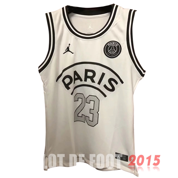 NO.23 Maillot De Foot Sans Manches Paris Saint Germain 18/19 Blanc