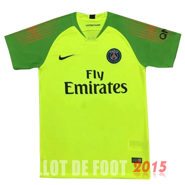 Maillot De Foot Gardien Paris Saint Germain 18/19 Vert