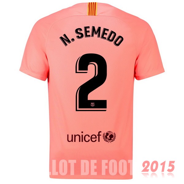 Maillot De Foot N.Semedo Barcelone 18/19 Third
