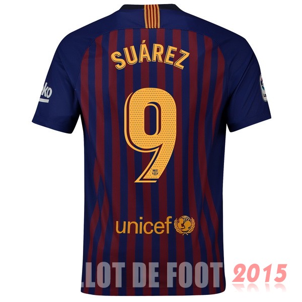 Maillot De Foot Suarez Barcelone 18/19 Domicile