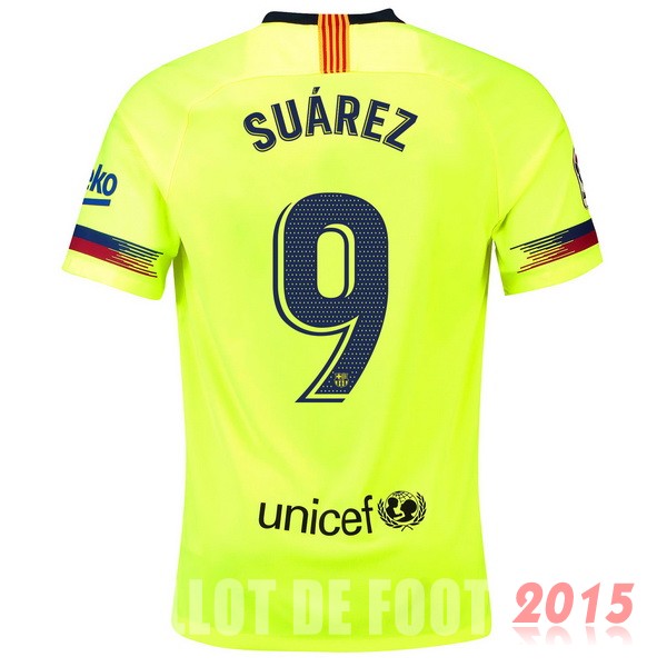 Maillot De Foot Suarez Barcelone 18/19 Exterieur