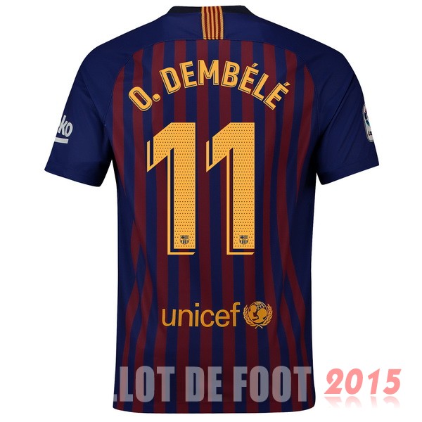 Maillot De Foot O.Dembele Barcelone 18/19 Domicile