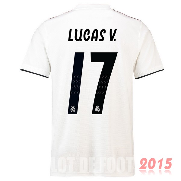 Maillot De Foot Lucas V. Real Madrid 18/19 Domicile