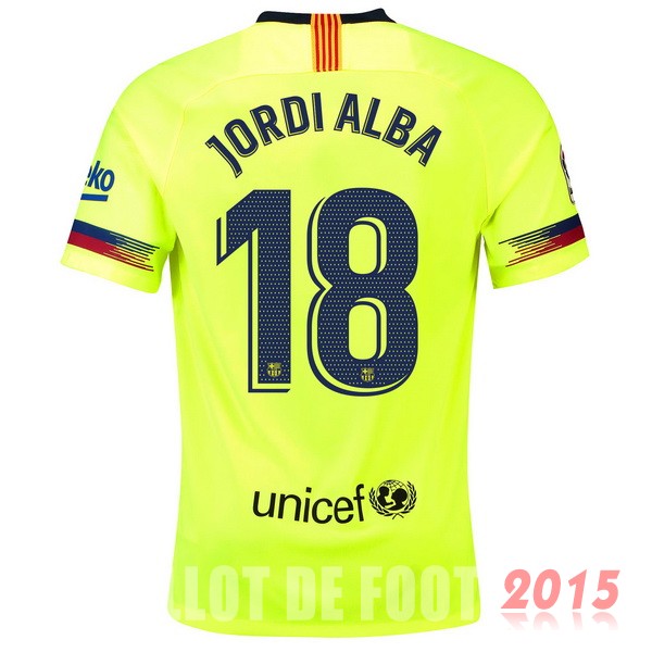 Maillot De Foot Jordi Alba Barcelone 18/19 Exterieur