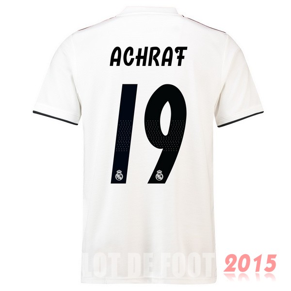 Maillot De Foot Achraf Real Madrid 18/19 Domicile