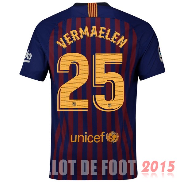 Maillot De Foot Vermaelen Barcelone 18/19 Domicile