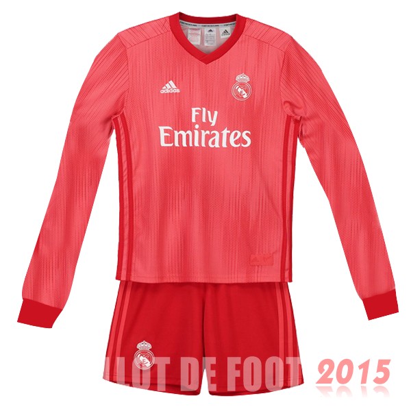 Maillot De Foot Real Madrid Manches Longues Enfant 18/19 Third Un ensemble