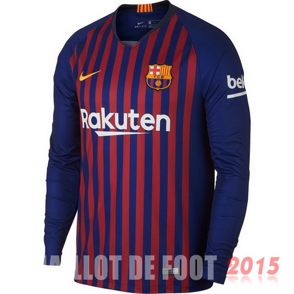 Maillot De Foot Barcelone Manches Longues 18/19 Domicile