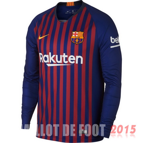 Maillot De Foot Barcelone Manches Longues 18/19 Domicile