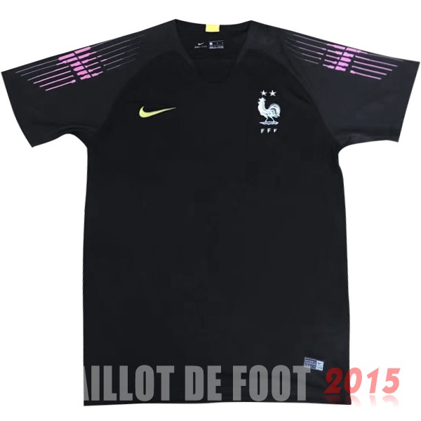 Thailande Maillot De Foot France Gardien Championne du Monde 2018 Noir