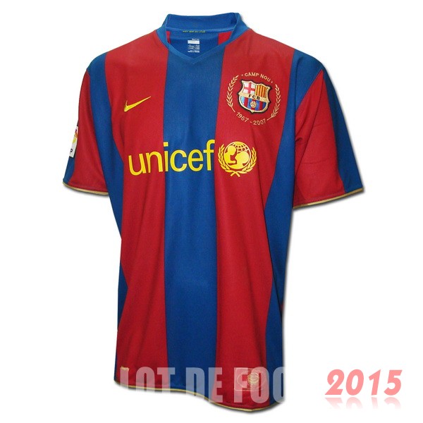 Maillot De Foot Barcelona 2007 2008 Retro Domicile