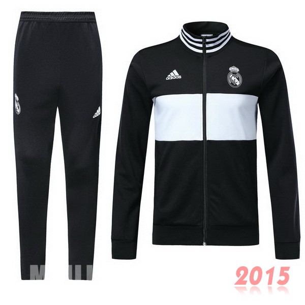 Survetement Enfant Real Madrid Noir Blanc 18/19