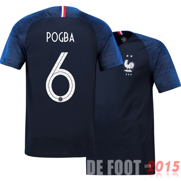 Maillot De Foot Pogba France Championne du Monde 2018 Domicile