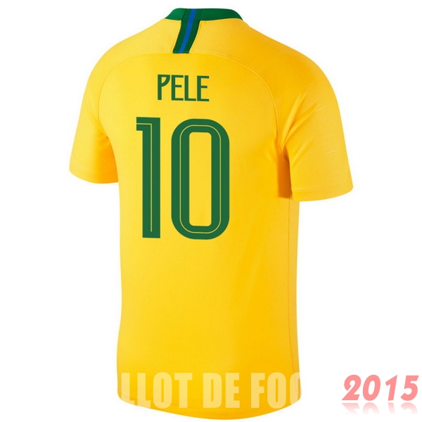 Maillot De Foot Pele Bresil Mondial 2018 Domicile