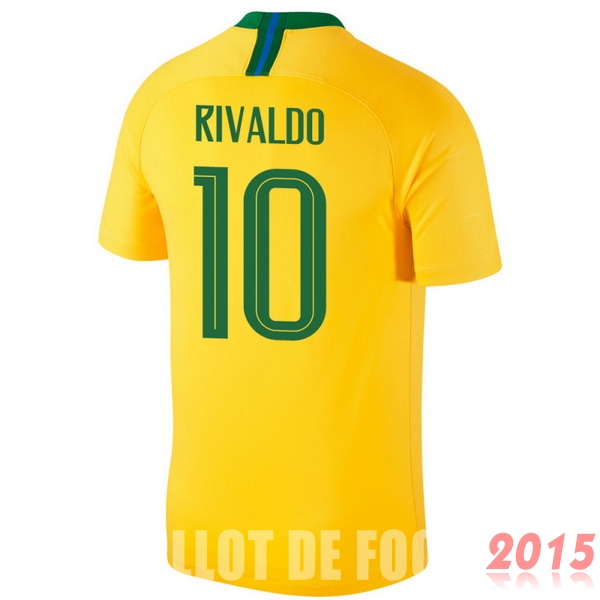 Maillot De Foot Rivaldo Bresil Mondial 2018 Domicile