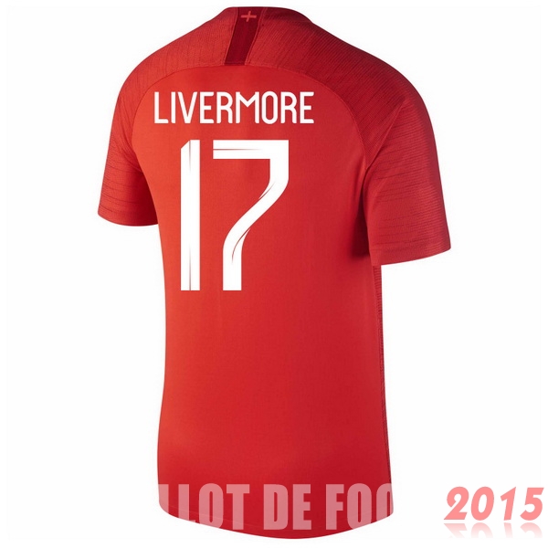 Maillot De Foot Livermore Angleterre Mondial 2018 Exterieur