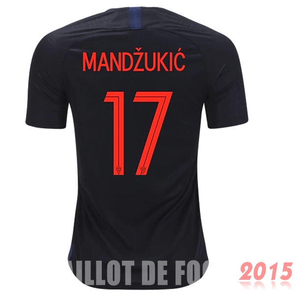 Maillot De Foot Mandzukic Croatie Mondial 2018 Exterieur