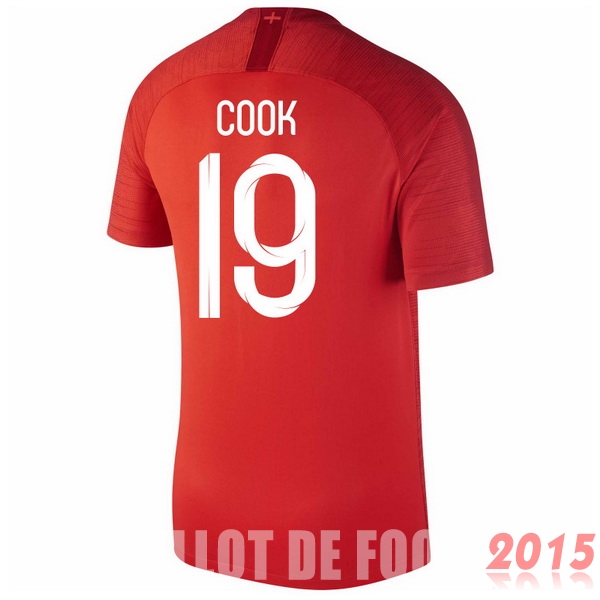 Maillot De Foot Cook Angleterre Mondial 2018 Exterieur