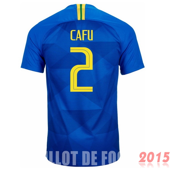 Maillot De Foot Cafu Bresil Mondial 2018 Exterieur