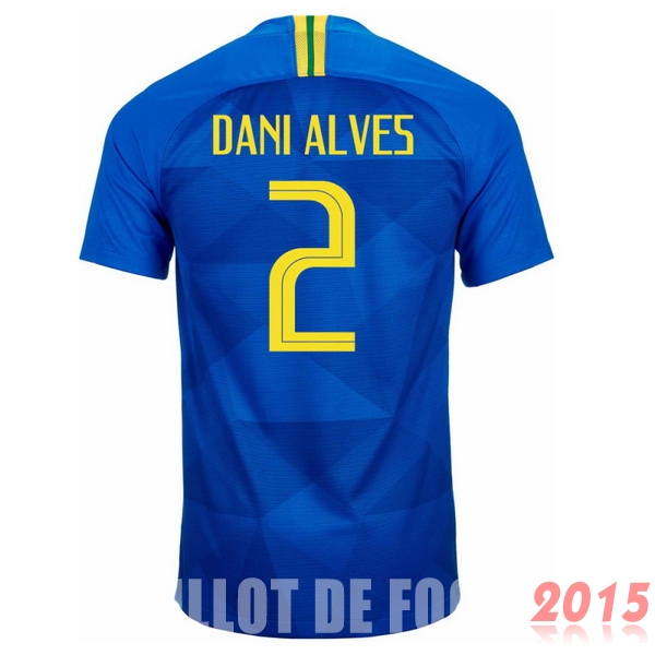 Maillot De Foot Dani Alves Bresil Mondial 2018 Exterieur