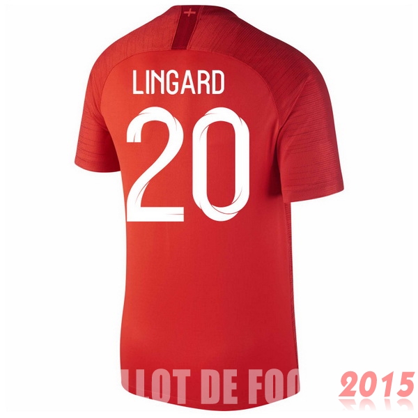 Maillot De Foot Lingard Angleterre Mondial 2018 Exterieur