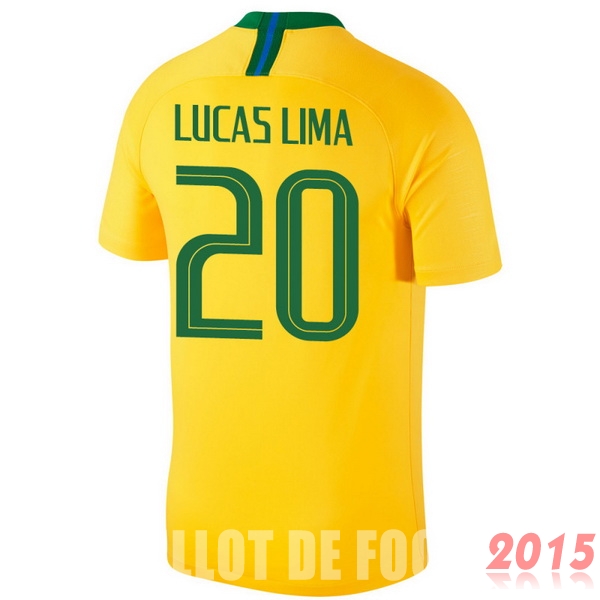 Maillot De Foot Lucaslima Bresil Mondial 2018 Domicile