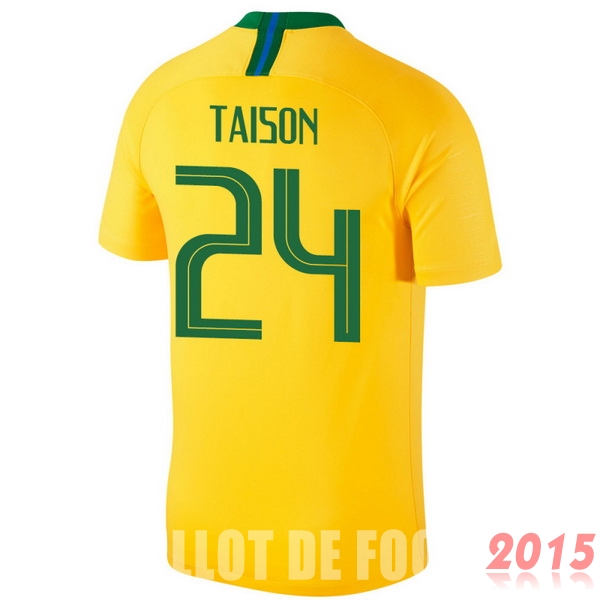 Maillot De Foot Taison Bresil Mondial 2018 Domicile