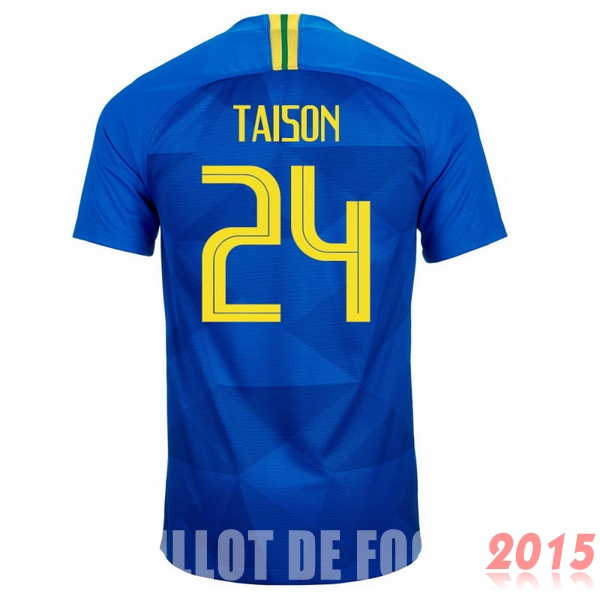 Maillot De Foot Taison Bresil Mondial 2018 Exterieur