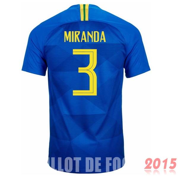 Maillot De Foot Miranda Bresil Mondial 2018 Exterieur