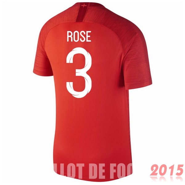 Maillot De Foot Rose Angleterre Mondial 2018 Exterieur