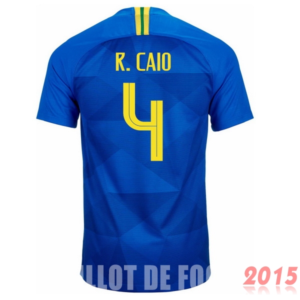 Maillot De Foot R.Caio Bresil Mondial 2018 Exterieur