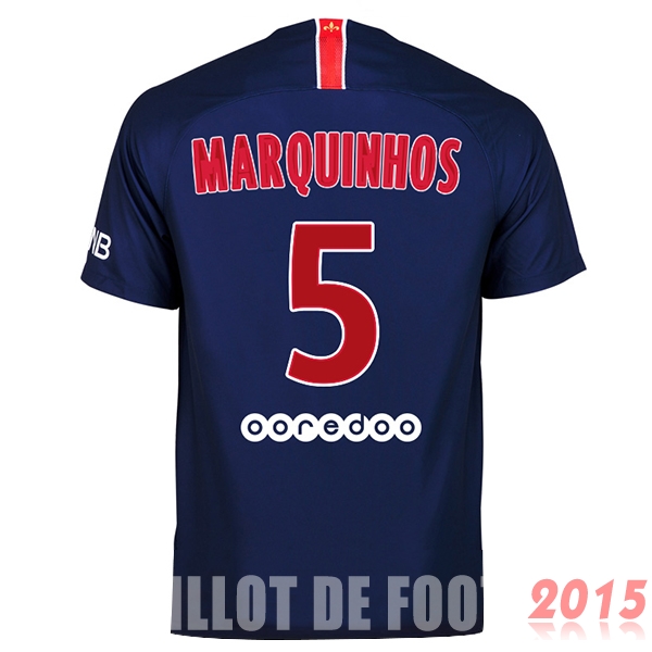 Maillot De Foot Marquinhos Paris Saint Germain 18/19 Domicile