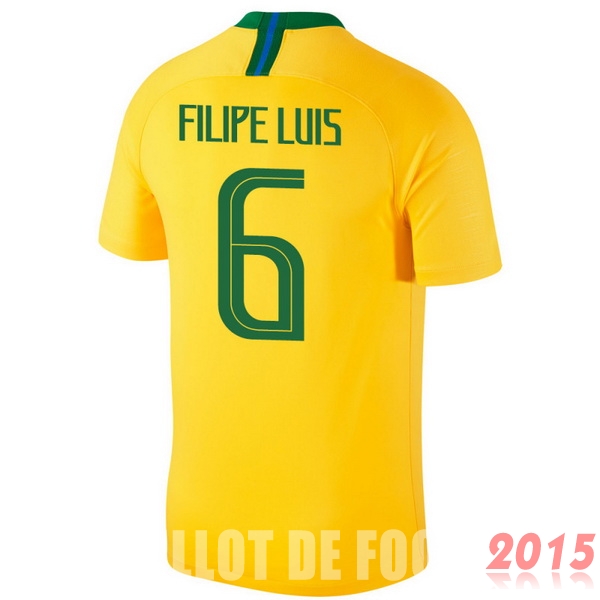 Maillot De Foot Filipeluis Bresil Mondial 2018 Domicile