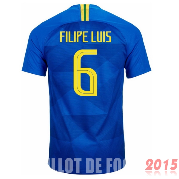 Maillot De Foot Filipeluis Bresil Mondial 2018 Exterieur