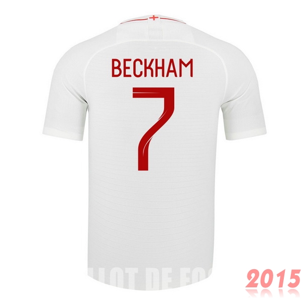 Maillot De Foot Beckham Angleterre Mondial 2018 Domicile