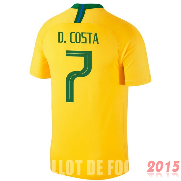 Maillot De Foot D.Costa Bresil Mondial 2018 Domicile