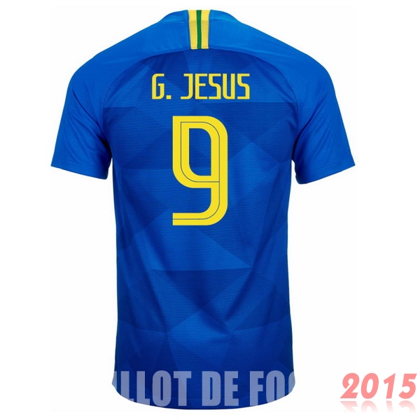 Maillot De Foot G.Jesus Bresil Mondial 2018 Exterieur