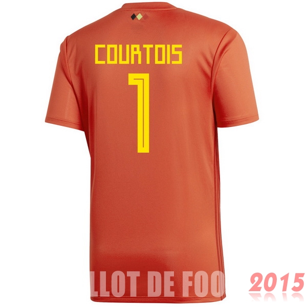 Maillot De Foot Courtois Belgique Mondial 2018 Domicile