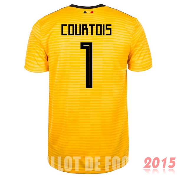 Maillot De Foot Courtois Belgique Mondial 2018 Exterieur