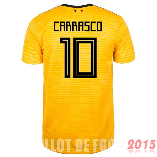 Maillot De Foot Carrasco Belgique Mondial 2018 Exterieur