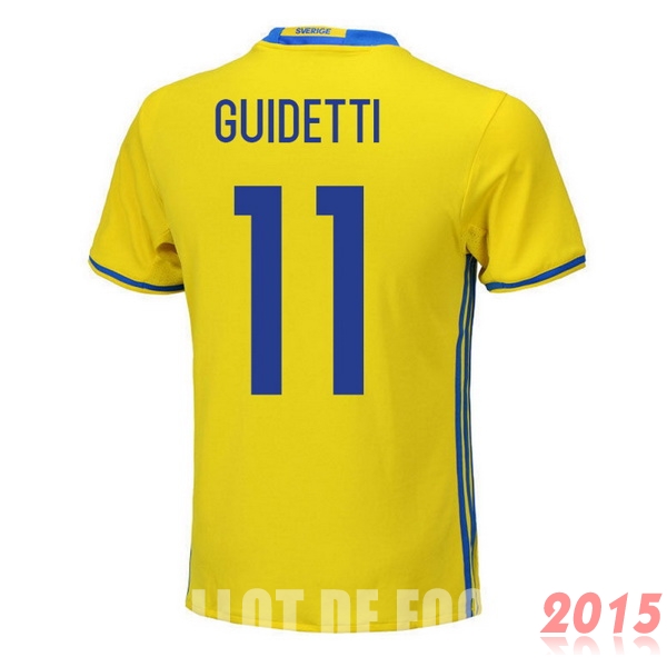 Maillot De Foot Guidetti Suède Mondial 2018 Domicile