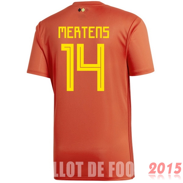 Maillot De Foot Mertens Belgique Mondial 2018 Domicile