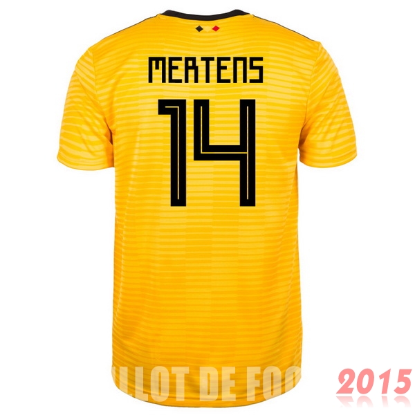 Maillot De Foot Mertens Belgique Mondial 2018 Exterieur