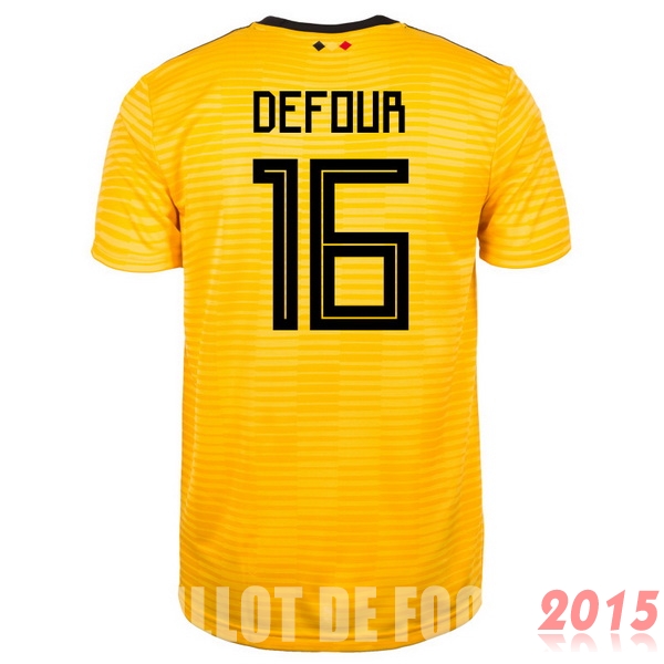 Maillot De Foot Defour Belgique Mondial 2018 Exterieur