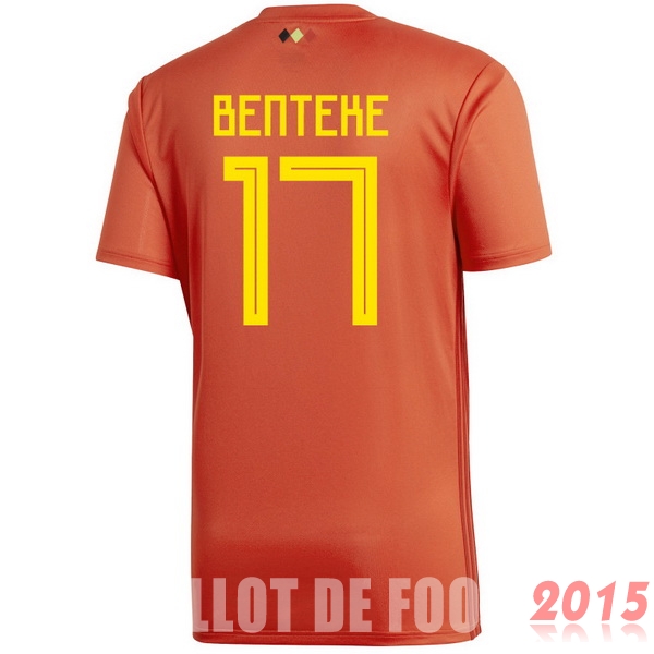 Maillot De Foot Benteke Belgique Mondial 2018 Domicile