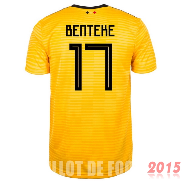 Maillot De Foot Benteke Belgique Mondial 2018 Exterieur