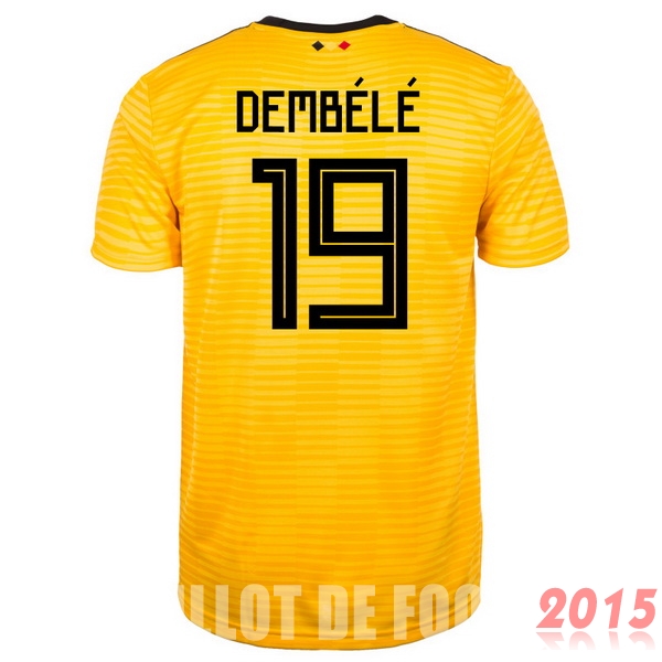 Maillot De Foot Dembélé Belgique Mondial 2018 Exterieur