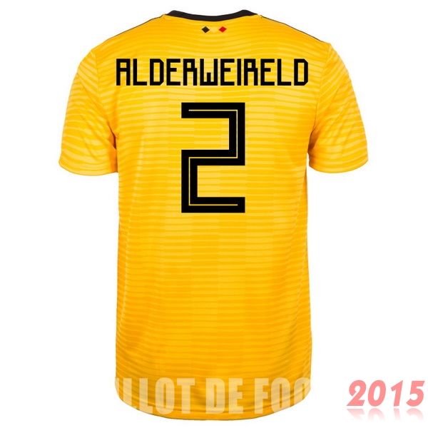 Maillot De Foot Alderweireld Belgique Mondial 2018 Exterieur