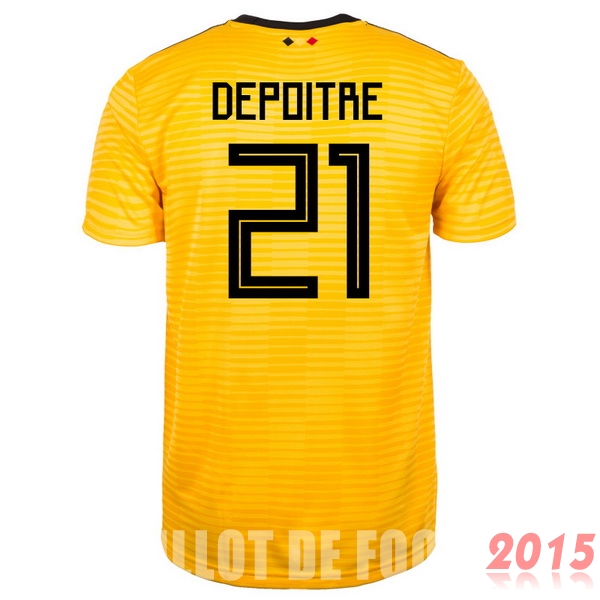 Maillot De Foot Depoitre Belgique Mondial 2018 Exterieur